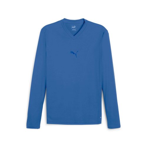 Puma teamGOAL Baselayer Tee LS Electric Blue Lemonade-Puma Team Royal