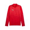 Puma teamCUP Training 1/4 Zip Top Puma Red-Puma Silver-Dark Cherry