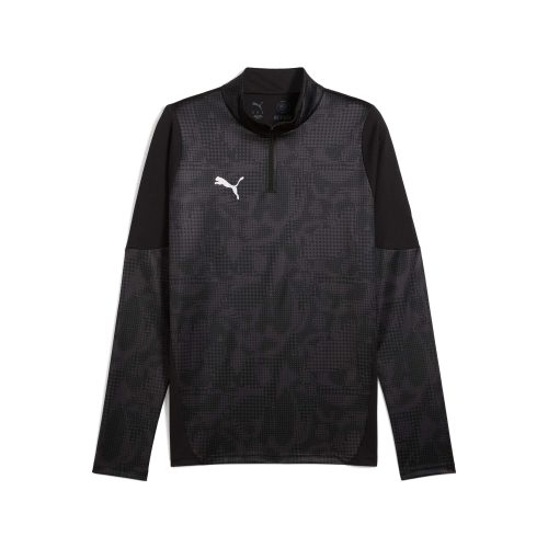 Puma teamCUP Training 1/4 Zip Top Puma Black-Puma Silver-Flat Dark Gray