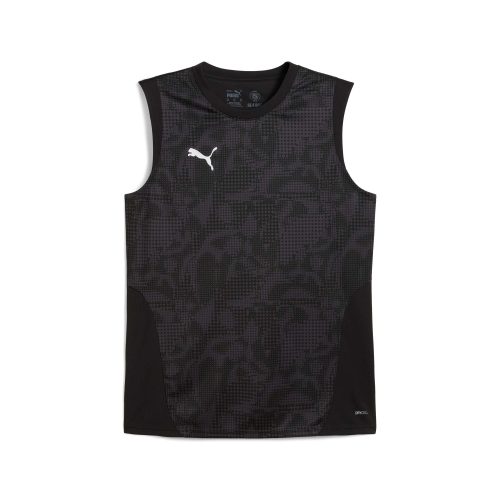 Puma teamCUP Training Sleeveless Jersey Puma Black-Puma Silver-Flat Dark Gray