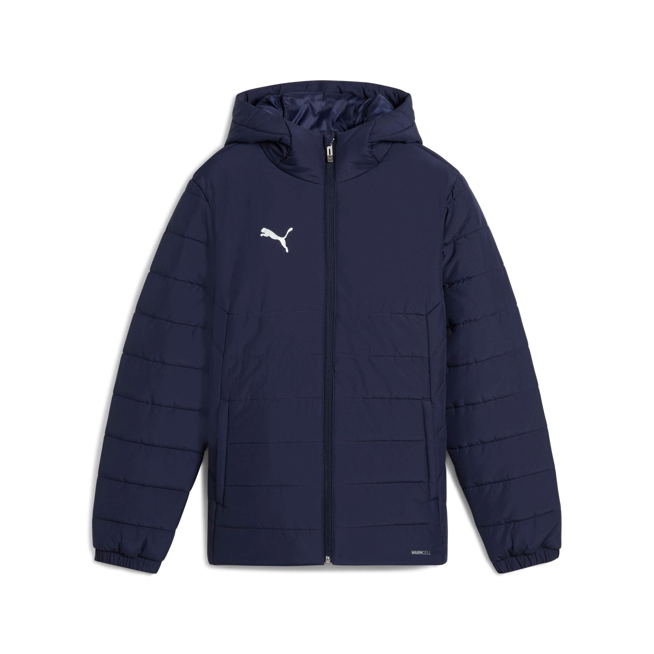 Puma teamADDITIONS Hooded Padded Jacket Puma Navy-Puma Silver