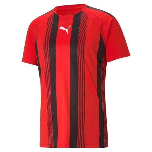 Puma teamLIGA Striped Jersey Puma Red-Puma Black-Puma White
