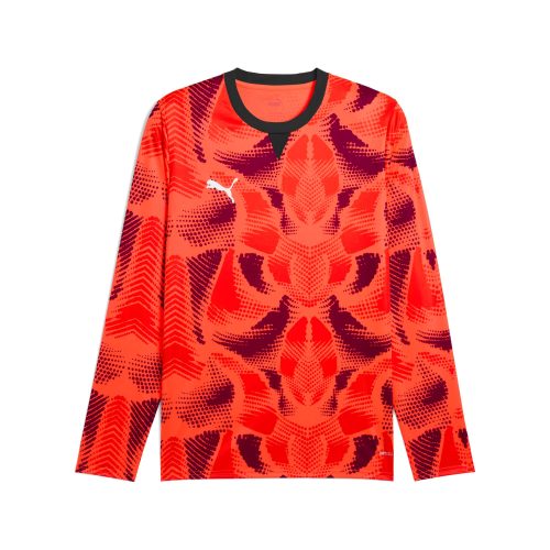 Puma teamTarget GK LS Jersey Nrgy Red-Puma White-Warm Earth