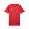 Puma teamFINAL Graphic Jersey Puma Red-Puma White-Dark Cherry