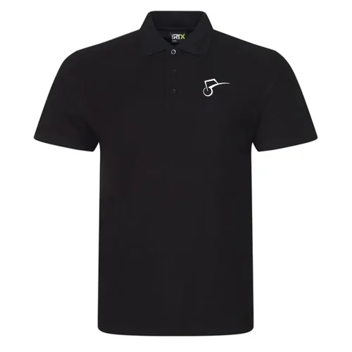Steyning Town Mens Black Polo