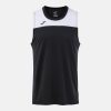 Joma Phoenix Iii Sleeveless Shirt Black White