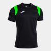 Joma Stimulus T-Shirt Black Fluorescent Green
