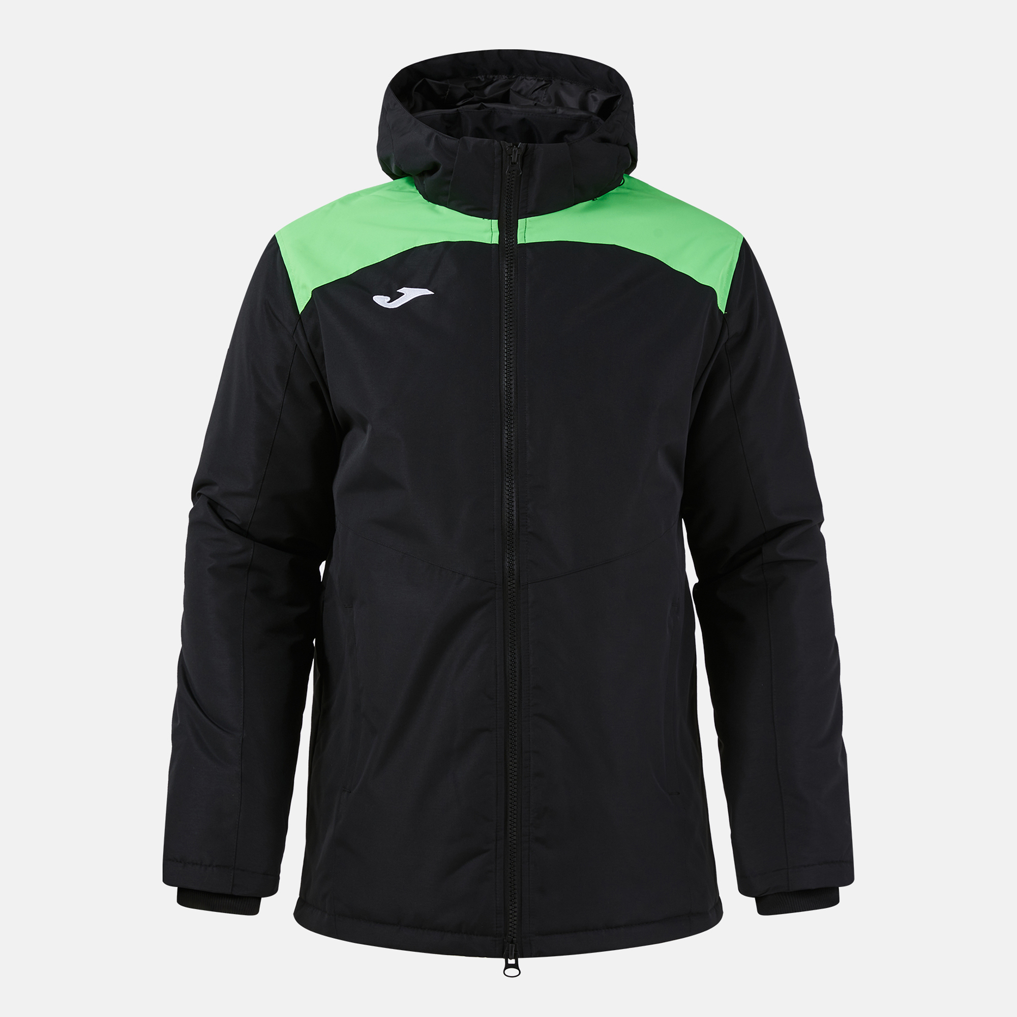 Joma Trivor Ii Anorak Black Fluorescent Green