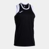 Joma Cancha Sleeveless Black White