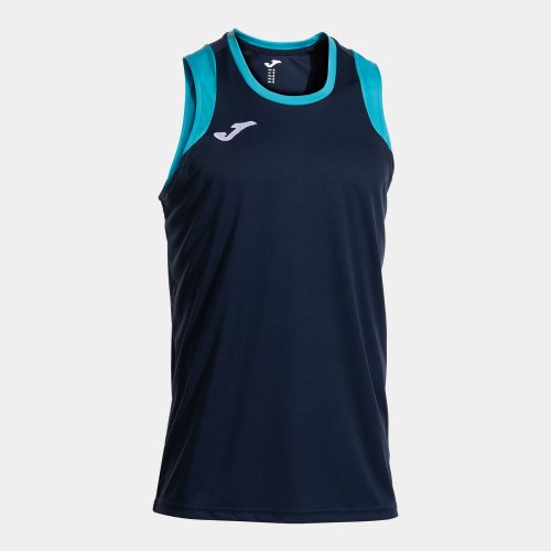 Joma Cancha Sleeveless Dark Navy Fluorescent Turquoise