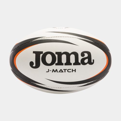 Joma Rugby J-Match Ball White Black