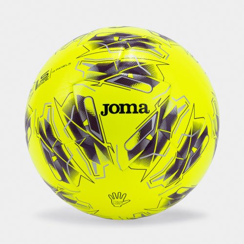 Joma Evolution V Football - Pack Of 12 Fluorescent Yellow Purple