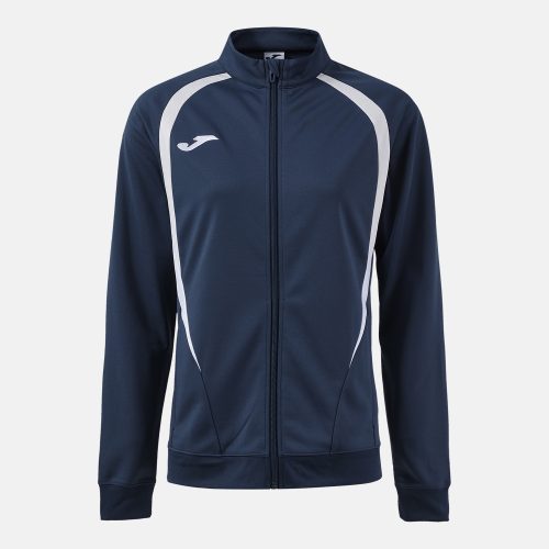 Joma Womens Championship 20 Full Zip Tracksuit Jacket Navy Blue Grey