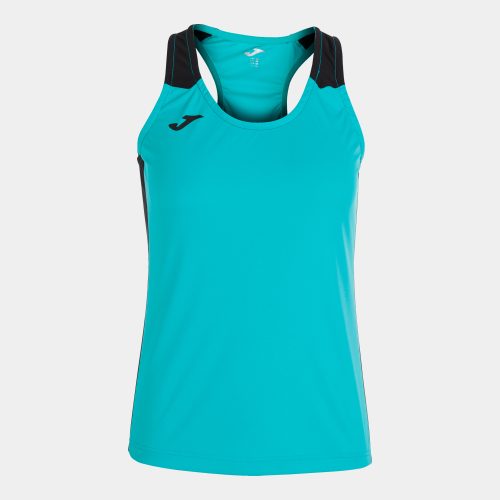 Joma Womens Record Ii Sleeveless Vest Turquoise Black