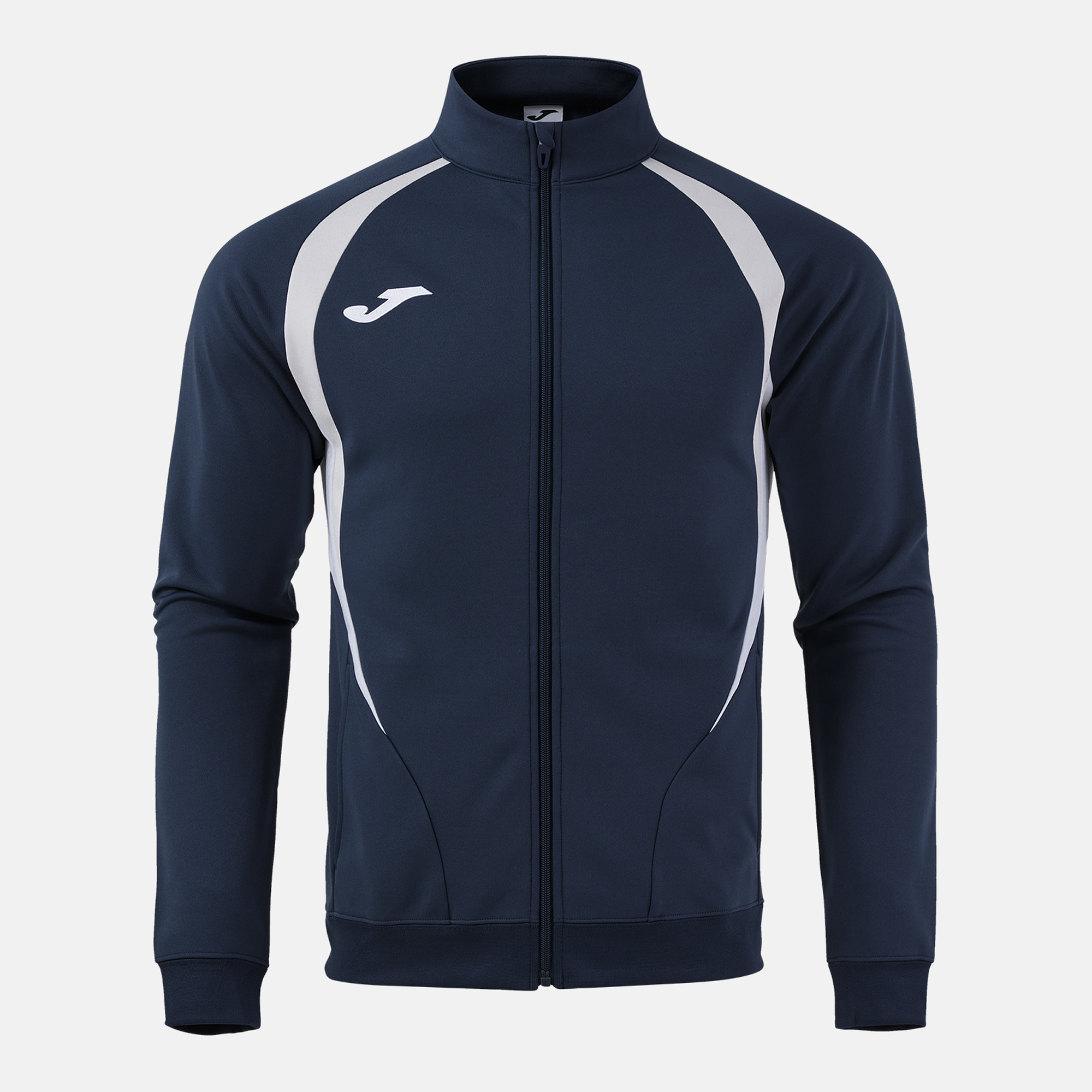 Joma Championship 20 Full Zip Tracksuit Top Navy Blue Grey