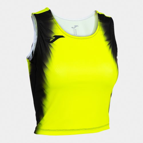 Joma Womens Elite Xi Tank Top Fluorescent Yellow Black
