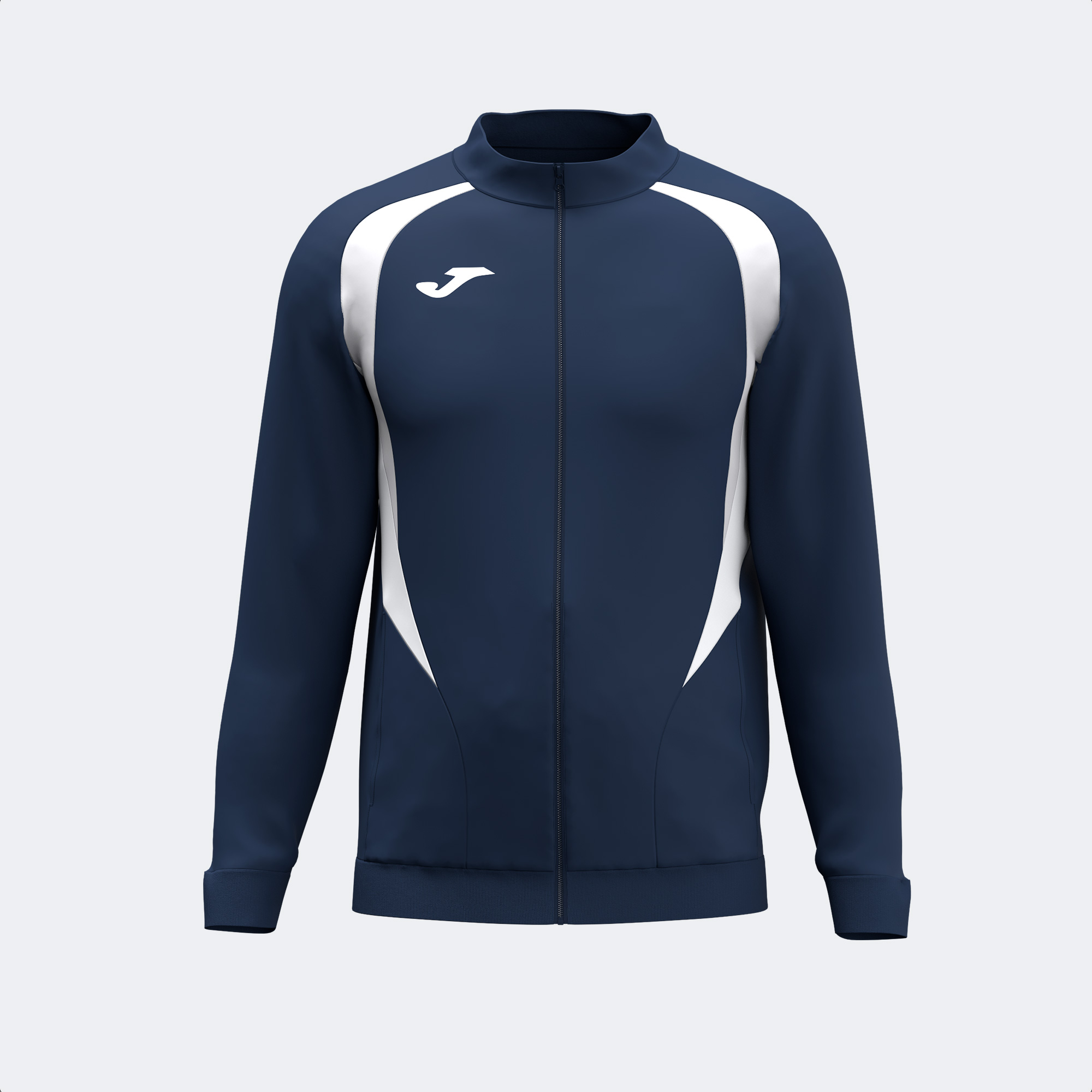 Joma Championship 20 Full Zip Tracksuit Top Dark Navy White