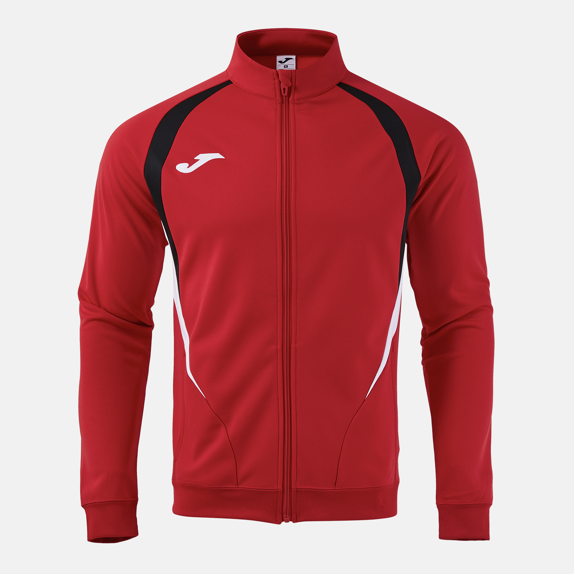 Joma Championship 20 Full Zip Tracksuit Top Red Black