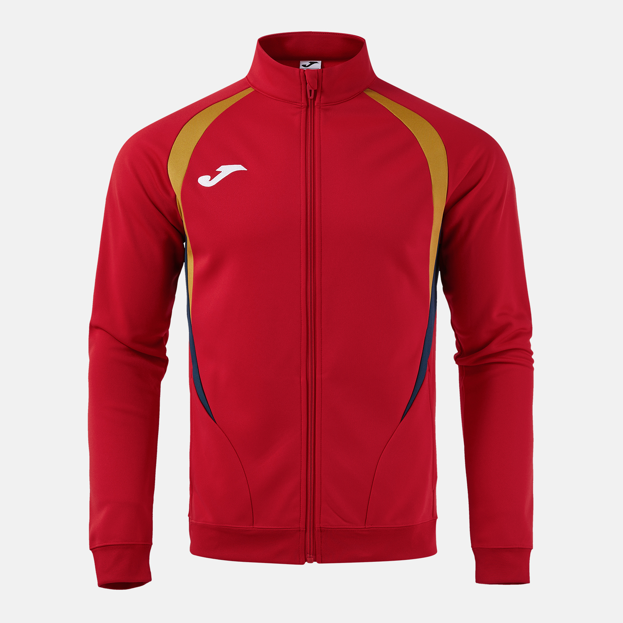 Joma Championship 20 Full Zip Tracksuit Top Red Dark Navy