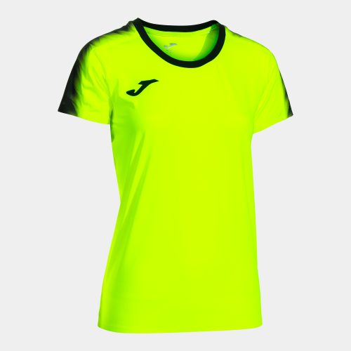 Joma Womens Elite Xii T-Shirt Fluorescent Yellow Black