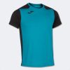 Joma Record Ii Running T-Shirt Turquoise Black