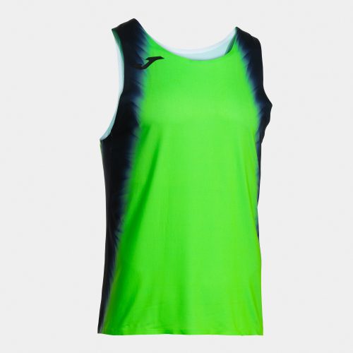 Joma Elite Xi Tank Top Fluorescent Green Navy Blue
