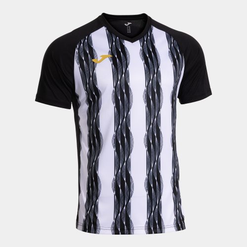 Joma Inter V T-Shirt Black White