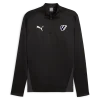 Puma teamGOAL Training 1/4 Zip Top Puma Black-Puma White-Flat Dark Gray